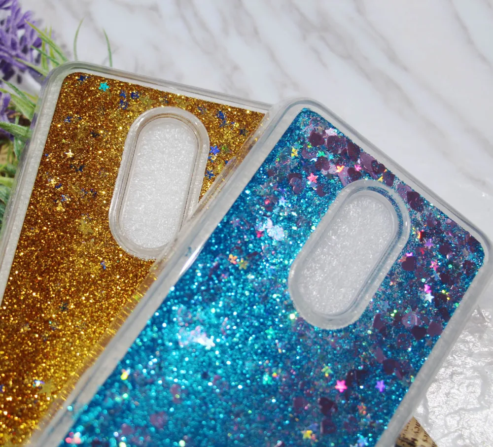 Hbinbin For Xiaomi Redmi 5 Plus Case Liquid Glitter Phone Back 5A 4A 4X Note Cover Soft TPU Silicone |