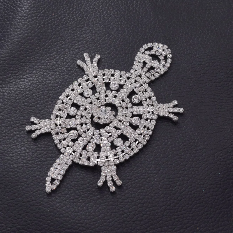 2 шт./лот детские животные Стразы патье для шитья Ремесло хрустальные черепахи