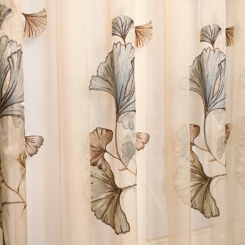 Top luxury 4D embossed royal villa blackout living room curtains high quality elegant beige thick curtain for bedroom hotel | Дом и сад