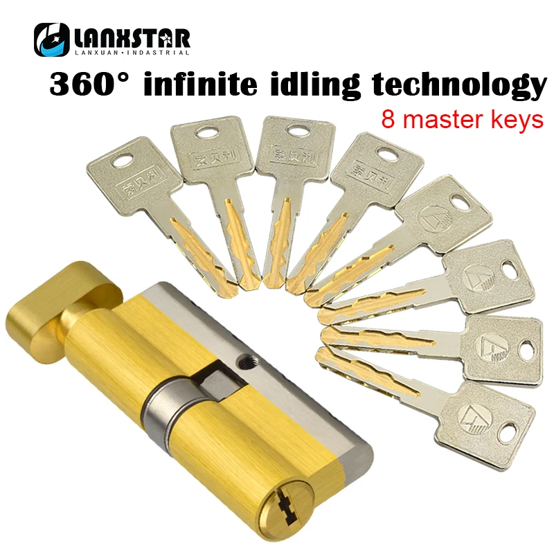 Суперc класс сердечник замка для безопасности дверей на холостом ходу один