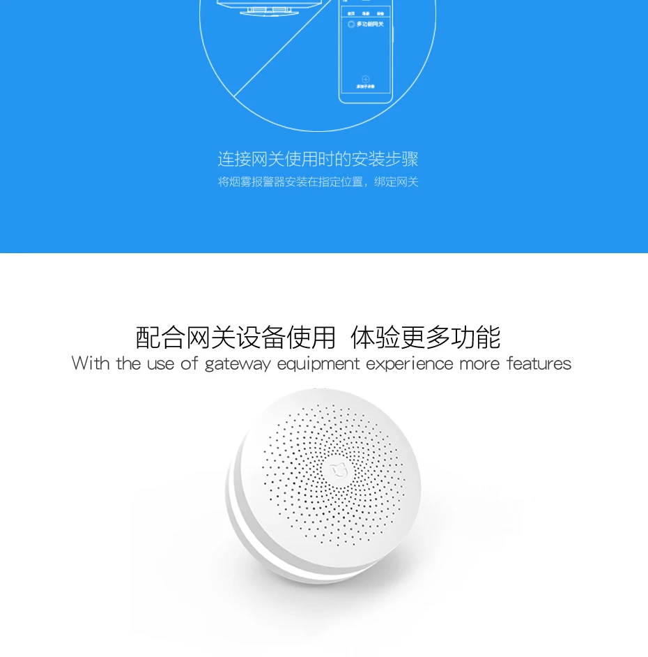 Xiao mi jia Honeywell детектор пожарной сигнализации звуковой визуальный датчик дыма Дистанционное приложение mi Home Smart control