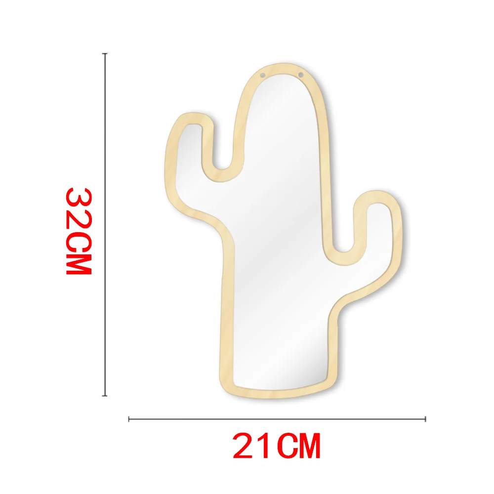 1 шт. декоративное настенное зеркало С КАКТУСОМ декор для стен пустыни подвесные