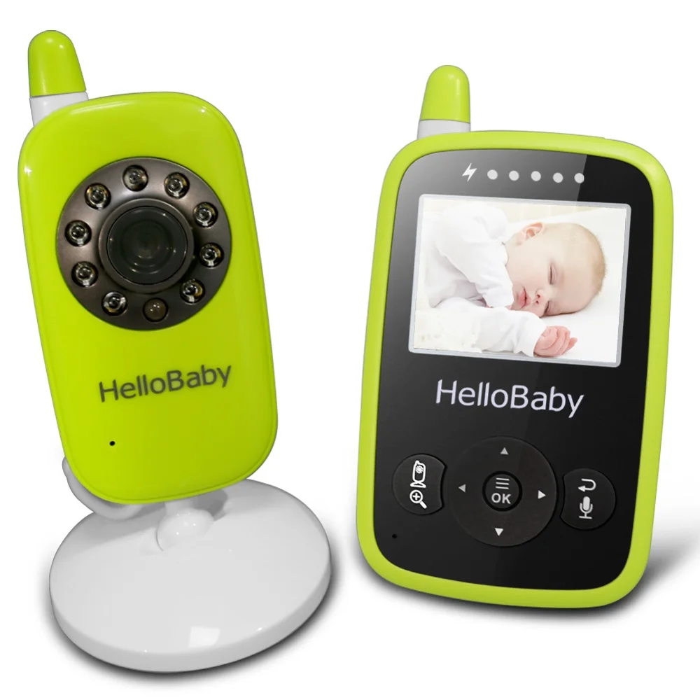 HB24 портативный детский монитор 2 4 дюймов HelloBaby с инфракрасным ночным видением и