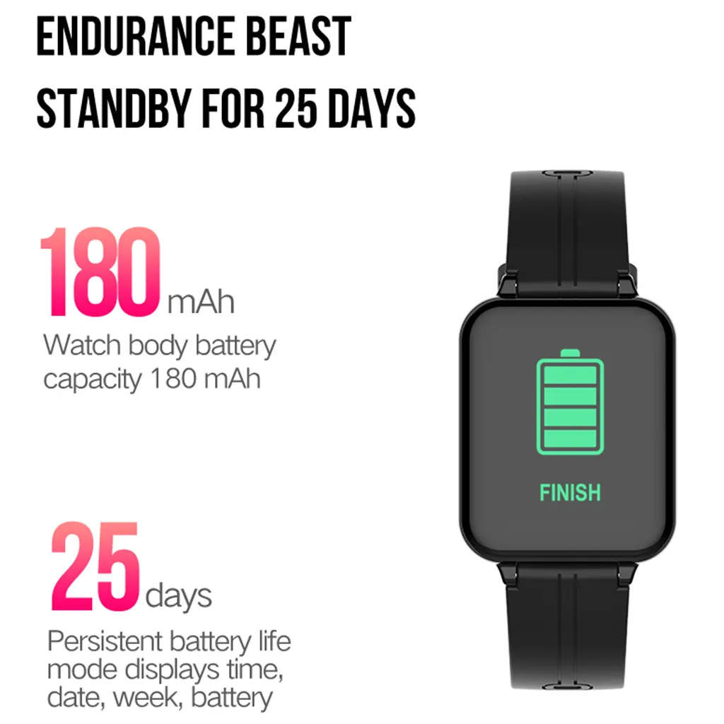 Смарт часы на Android iOS фитнес монитор сердечного ритма Bluetooth спортивный трекер