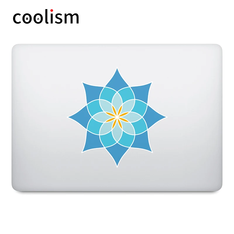 Наклейка для ноутбука Lotus Mandala наклейка MacBook Air Pro Retina Touch Bar 11 12 13 15 дюймов Mac HP