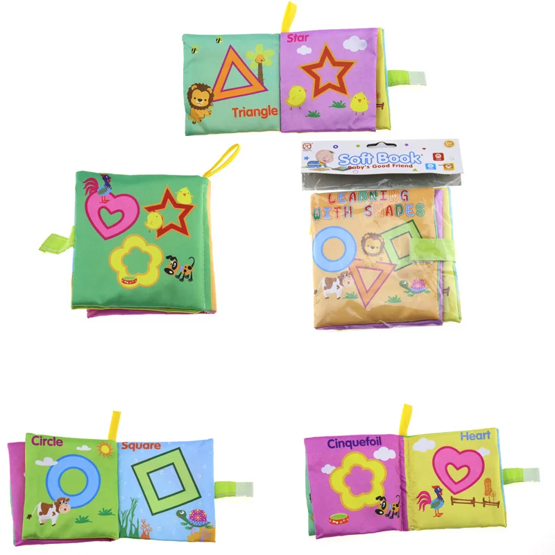 1 шт. детская Развивающая книжка на английском языке|juguetes bebe|cloth baby bookbaby book |