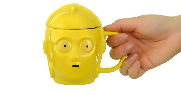 Звездные войны C3Po кофейные кружки керамические чашки и кружки с крышкой персональный знак посуда для напитков
