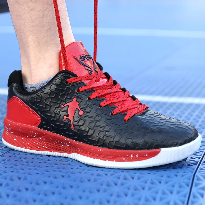 Мужская Баскетбольная обувь для спортзала ультра уличная Нескользящая