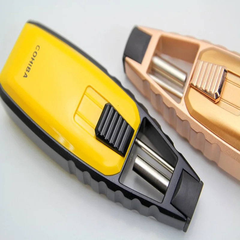 COHIBA мощный одиночный факел Jet Flame сигарета зажигалка с подарочной коробкой | Дом и