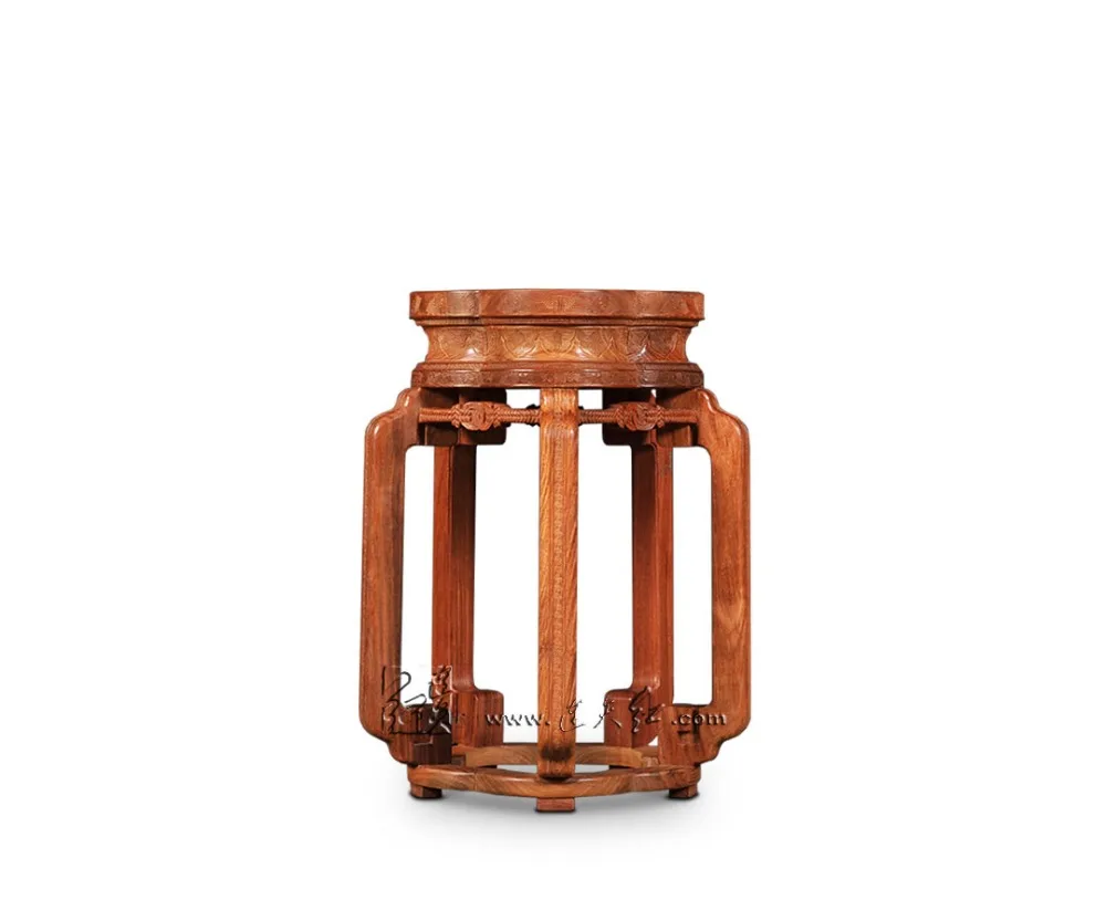 Китайская скамейка для ручной работы LIANTIANHONG NeoClassice резьба заусенцы розовое