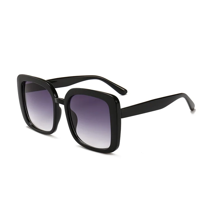 Oversize Square Sunglasses Women 2018 New Brand Designer Flat Top Eyewear Black Leopard Sun Glasses Men UV400 NX | Аксессуары для
