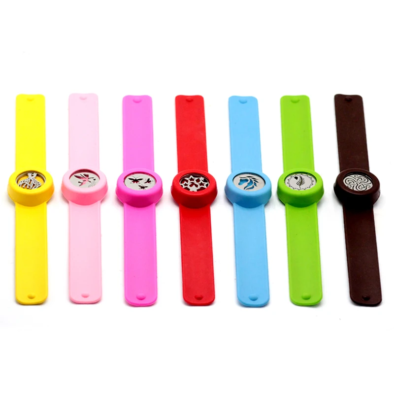 

Adjustable Mosquito Repellent Charm Bracelet Bangles Essential Oil Diffuser Bracelets Women Perfume Silicone Bracelets For Kids