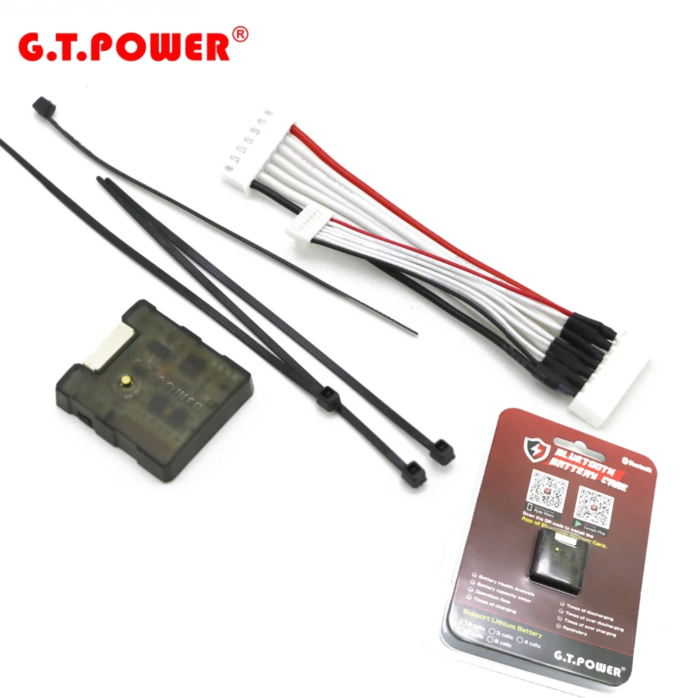 Аккумуляторная батарея GT power с Bluetooth 1 шт. для радиоуправляемого Lipo Lihv Lilon|Детали и