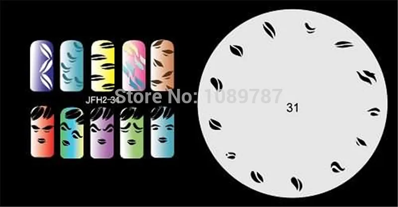 Многоразовые бриллиантовые трафареты 320 дизайнов 20 листов шаблона набор 2|airbrush nail