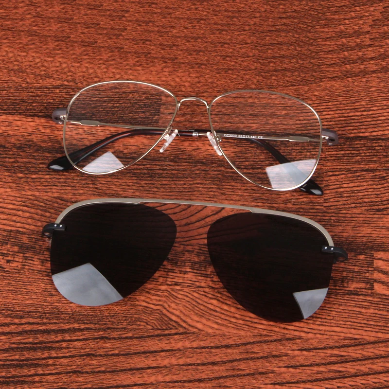 Мужские солнцезащитные очки Cubojue винтажные магнитные поляризационные в стиле