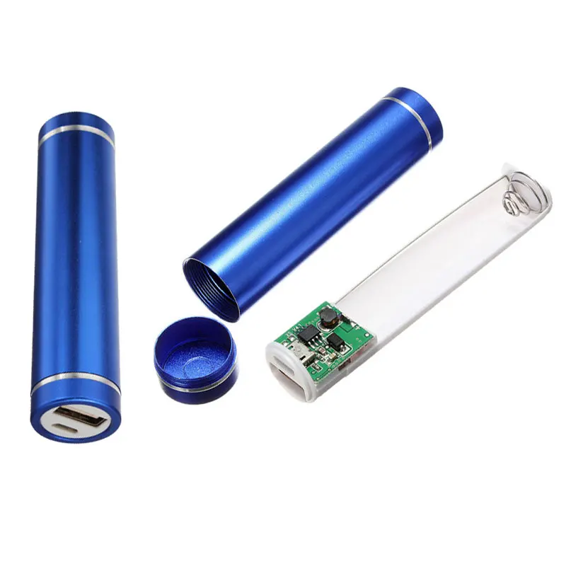 DIY(без батареи) 5 в USB внешний аккумулятор чехол Комплект 1X18650 зарядное устройство коробка DIY для samsung Xiaomi мобильный телефон