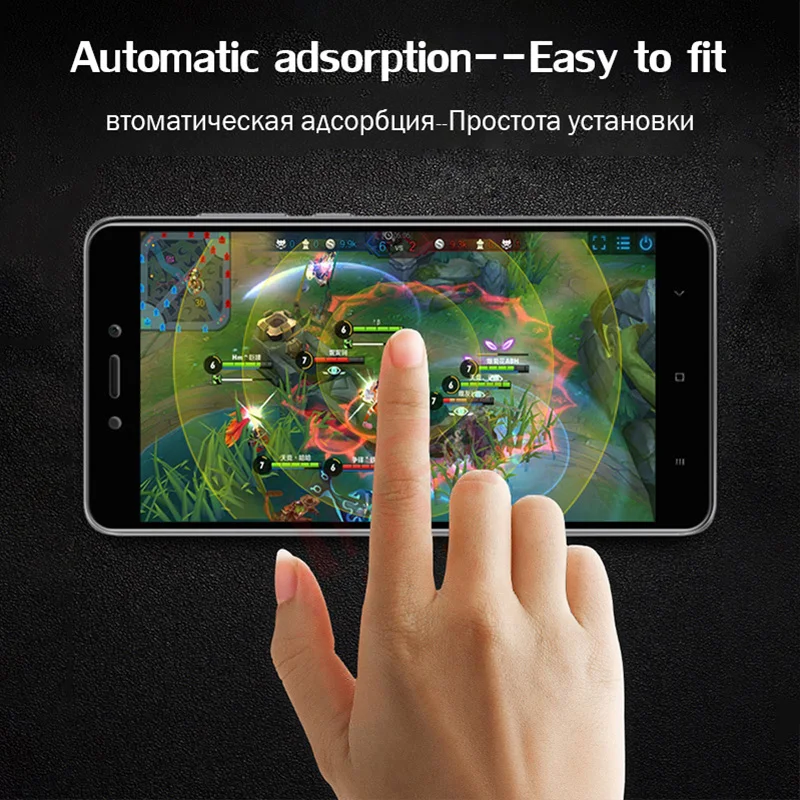 5D полное покрытие экрана закаленное стекло для Xiaomi Redmi 5 Plus 5A Защита 4X 4A Note 4