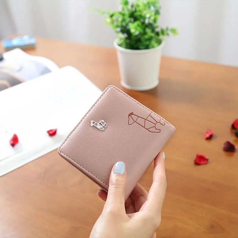 Лидер продаж новые милые маленькие кошельки с мультяшным принтом женские