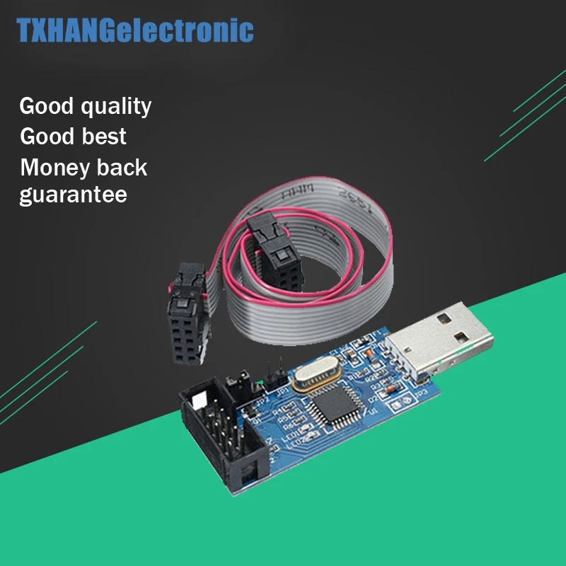 Программатор USB ISP ASP ATMEGA8 ATMEGA128 с поддержкой Win7 64K 1 шт.|avr programmer|usb ispisp programmer |