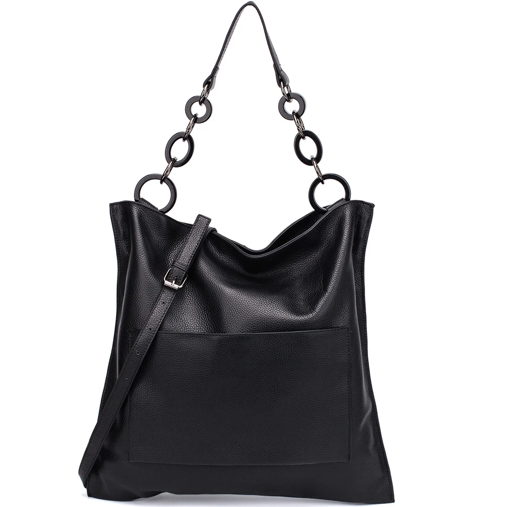 Payot женские сумки через плечо сумка большая черные почтальонки из натуральной