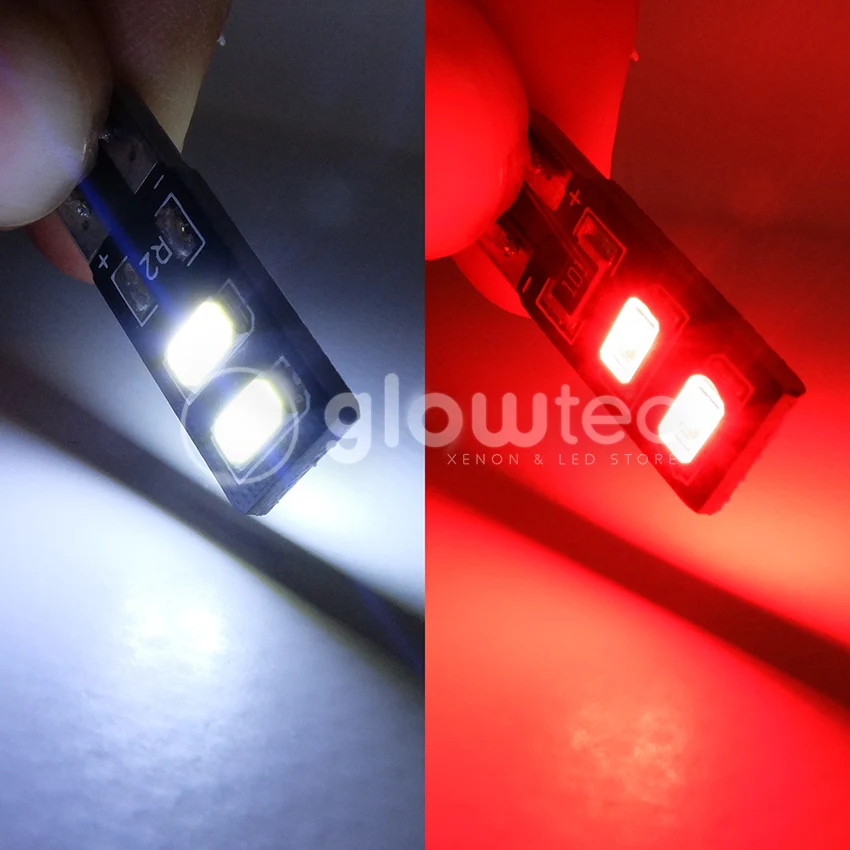 Промо 4 шт. T10 SMD 5730 светодиодный 120LM светильник лампа для чтения Белый Красный