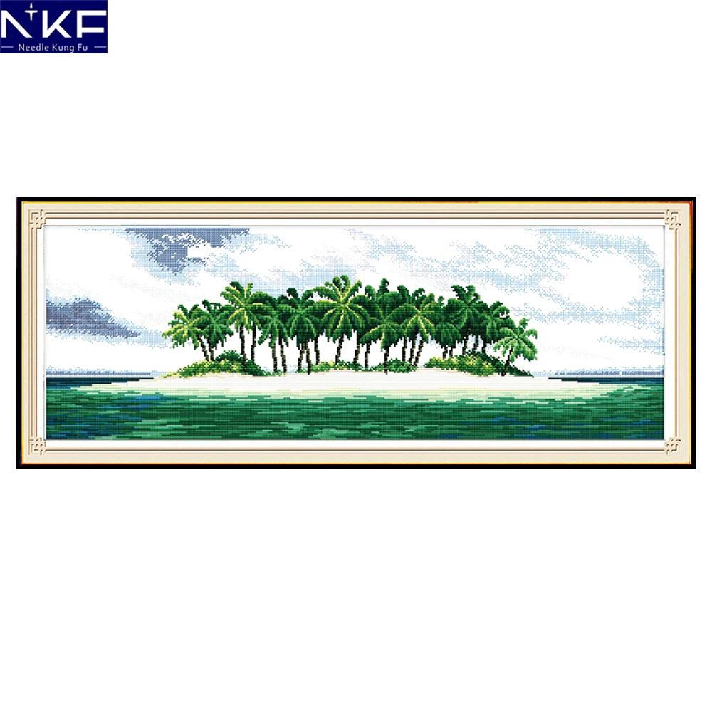 NKF Набор для вышивки крестиком 11CT 14CT ручной работы домашний декор|cross stitch set|cross