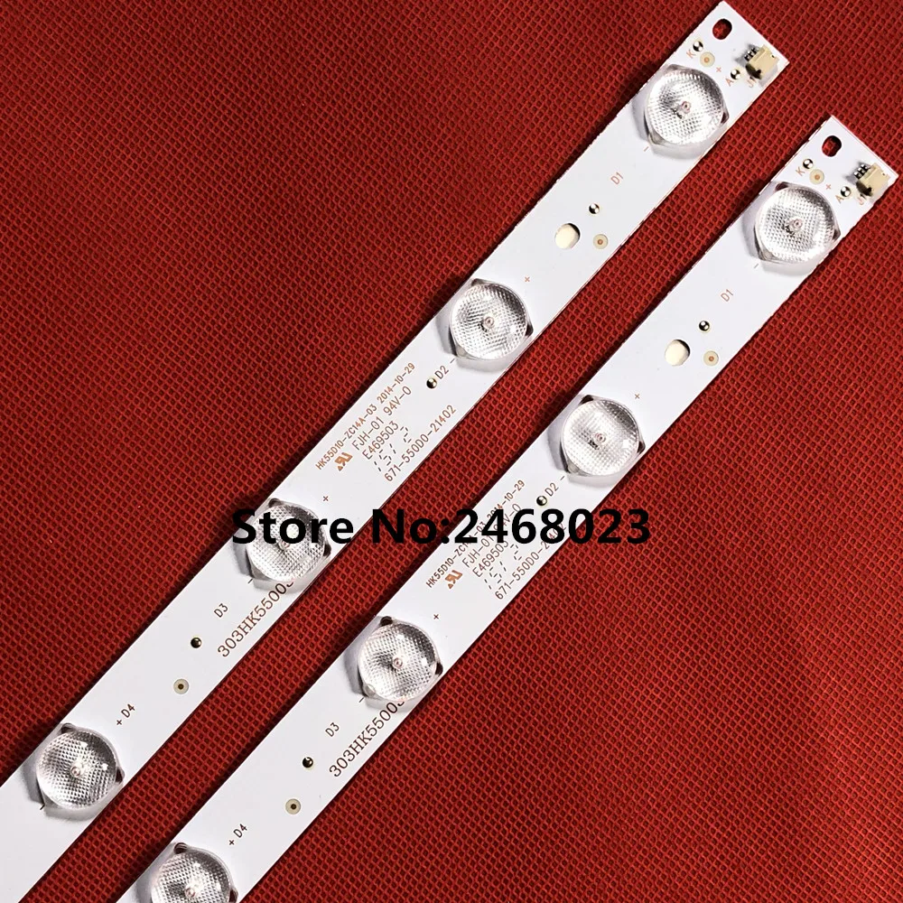 12 светодиодных лент для подсветки 55CE5129H1 HK55D10-ZC14A-03 303HK550037 3V | Освещение