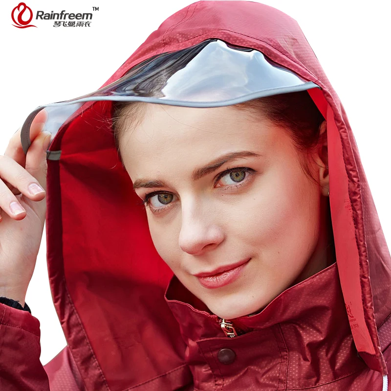 Плащ-дождевик для мужчин и женщин непромокаемое пальто улицы Женское мужское