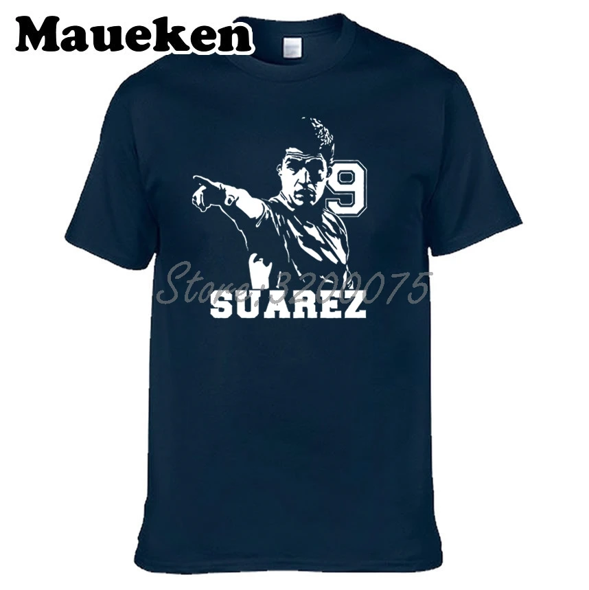 Мужская футболка с 9 звездами Luis Suarez для мужчин подарок фанатов из Uruguay круглым