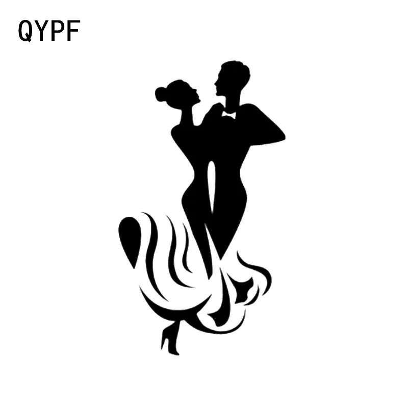 QYPF 8 3*14 7 интересные милые танцоры людей фотовиниловые силуэты | Автомобили и