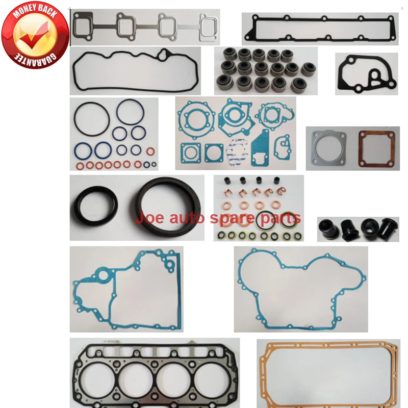 Полный комплект прокладок двигателя для Yanmar 3053cc 3 1 D 3319CC Двигатель: 4TNV94|Полный