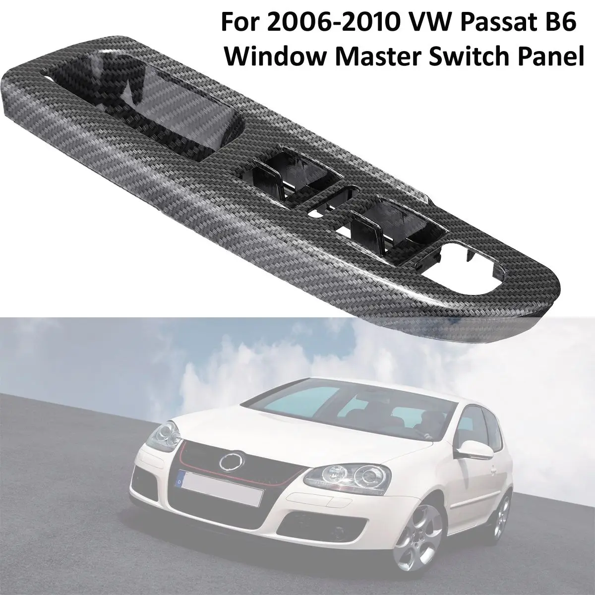 Автомобильный оконный переключатель Панель отделка рамка Крышка для VW Passat B6 4х-дверный 2006-2010