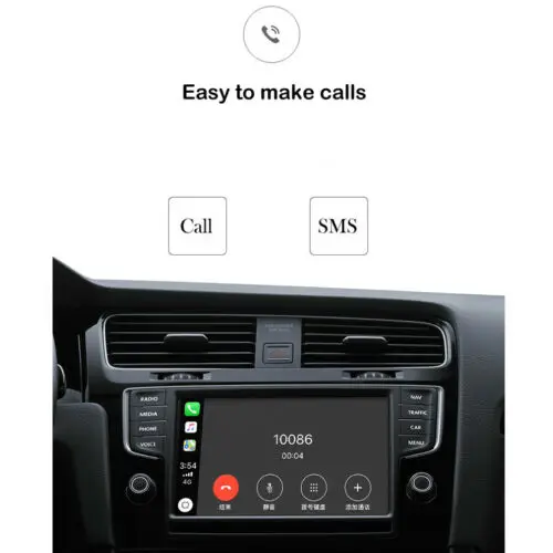 Автомобильный адаптер Carplay для Apple Android с автоматическим подключением