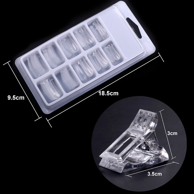 Синеву быстрая ногтей поли гель для с искусственными кристаллами ожерелье форма