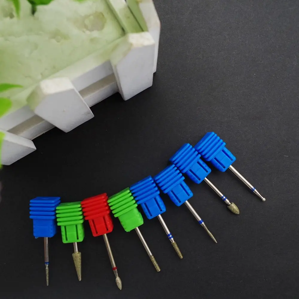 8 Тип лак для ногтей файл сверло инструмент с алмазным напылением фреза