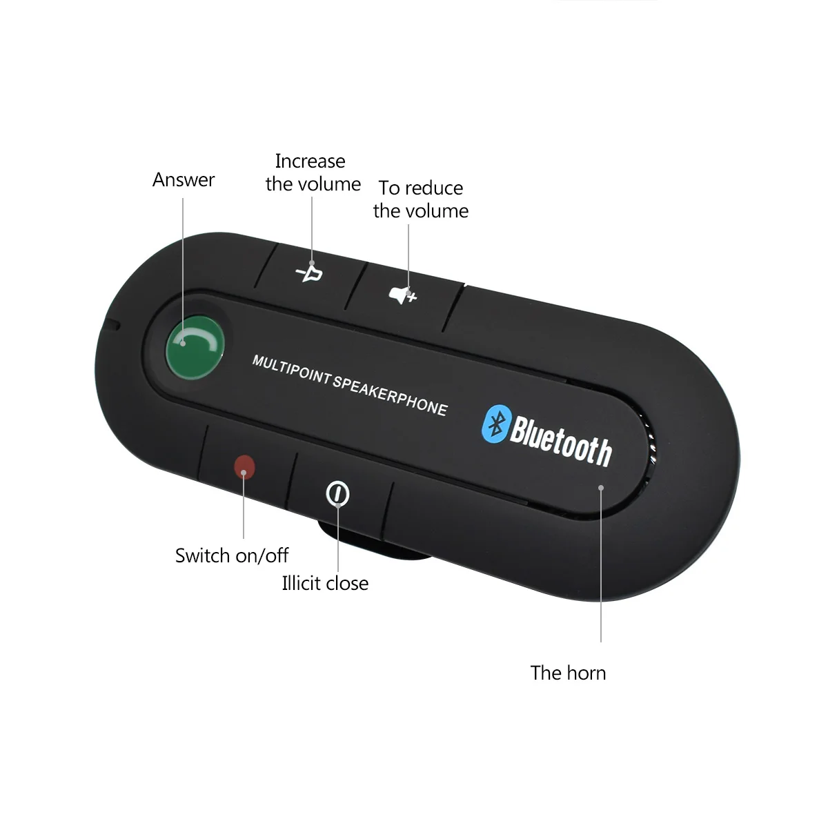Arpenkin Multipoint 4 1 + EDR беспроводной Bluetooth громкая связь автомобильный комплект