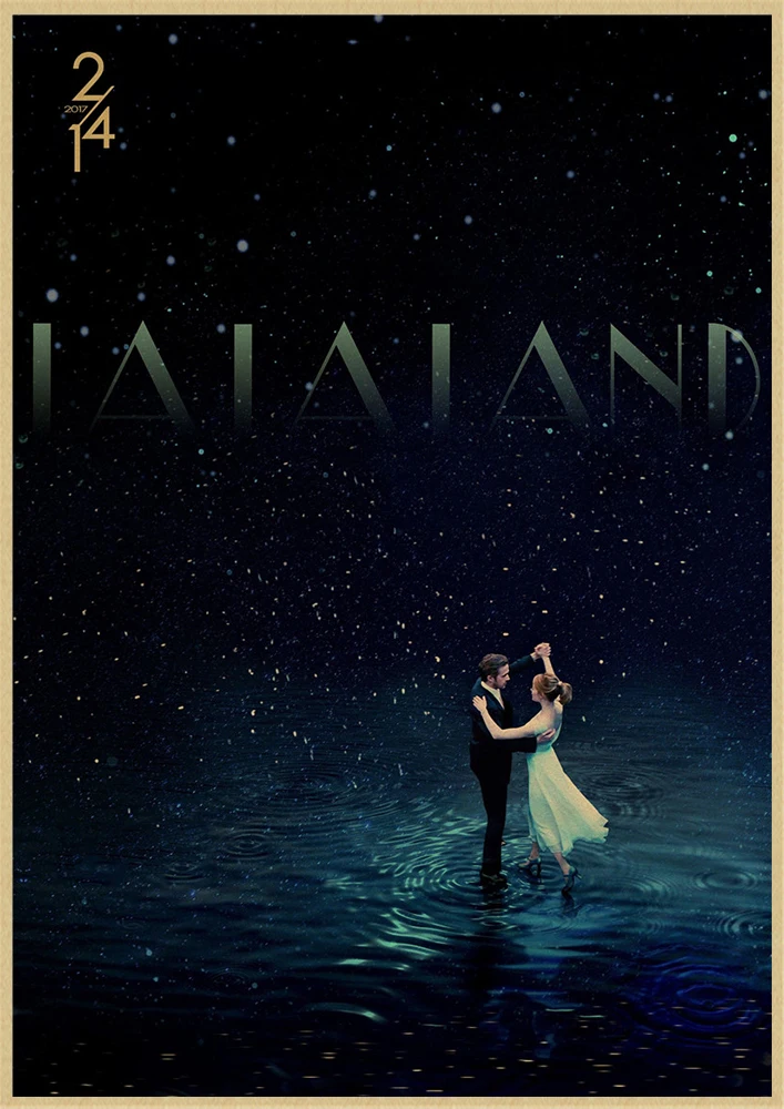 LA LAND фильм плакат из крафт-бумаги плакаты настенные наклейки домашний декор домашний художественный бренд