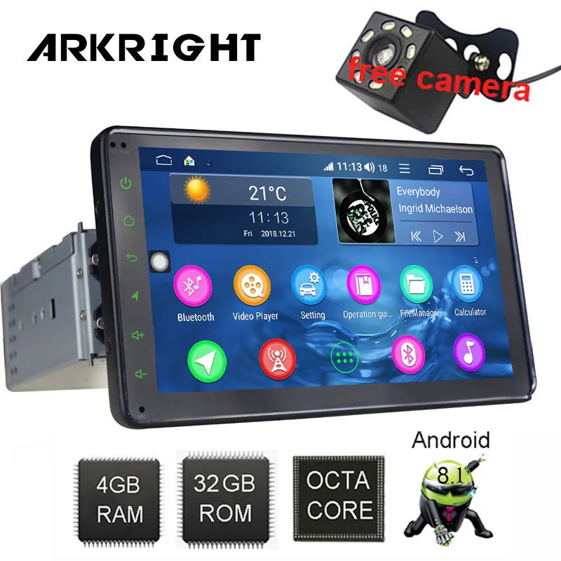 7 &quot1 Din 4 + 32 ГБ Универсальный Android 8 1 автомобильный Радио gps навигация WiFi