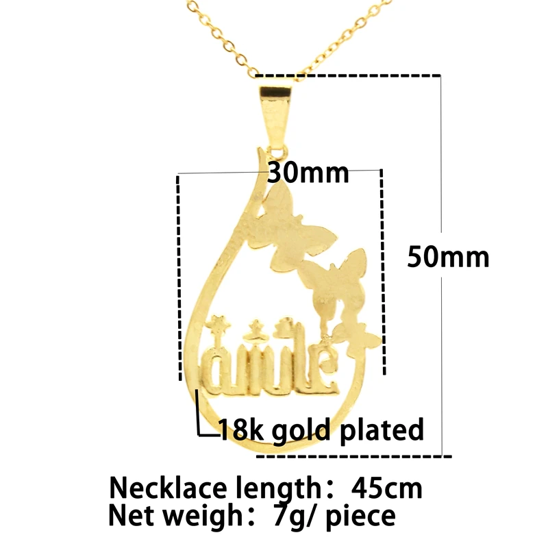 Necklaces Pendants Gold Color for Women Jewelry | Украшения и аксессуары