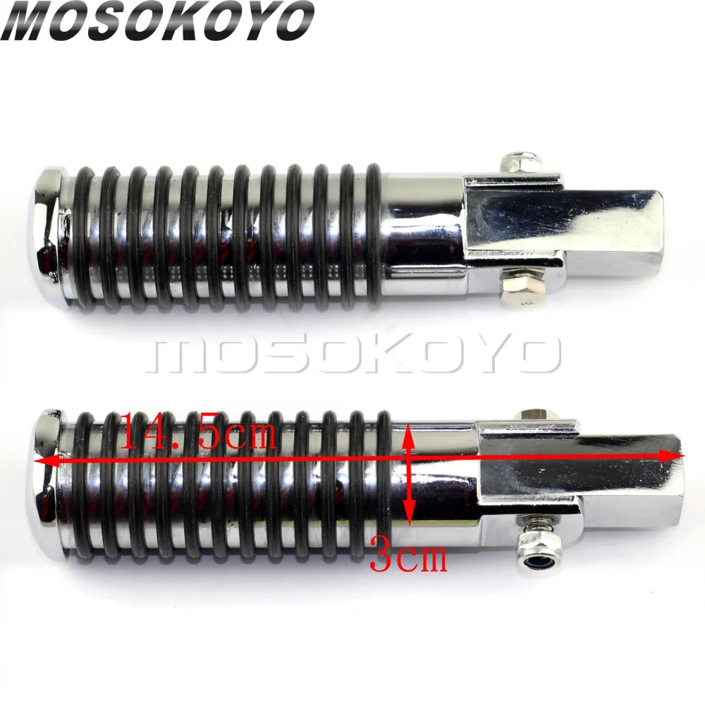 Круглая подставка для ног мотоцикла универсальная Suzuki Honda VN GL Yamaha|Подставки под