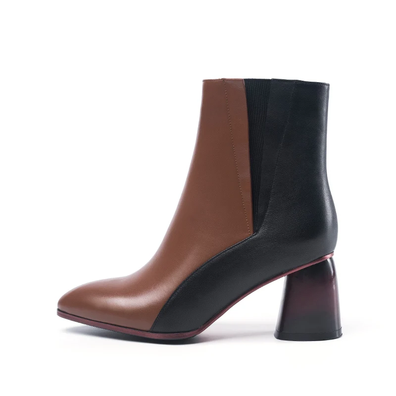 Universe/ботильоны из натуральной кожи женская обувь высокого качества ручной