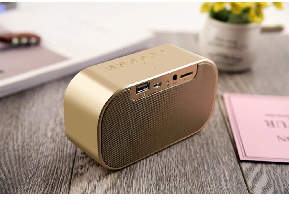 Светодиодный Будильник с fm-радио беспроводной Bluetooth динамик поддержка Aux TF для офиса спальни