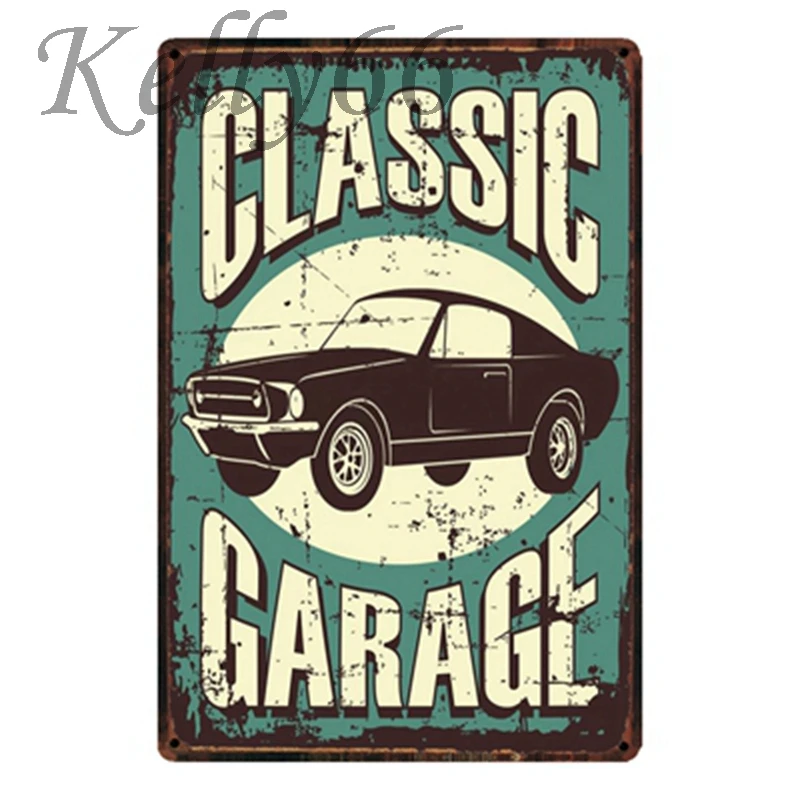 

[ Kelly66 ] CLASSSIC GARAGE Metal Sign Tin Poster Home Decor Bar Wall Art Painting 20*30 CM Size y-1603