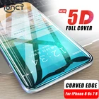 iONCT 5D изогнутый край защитное стекло на айфон 6 7 8 X XR XS 11 12 Pro MAX Стекло 9H твердость стекло на айфон 7 6 6s 8 плюс экран Full Cover