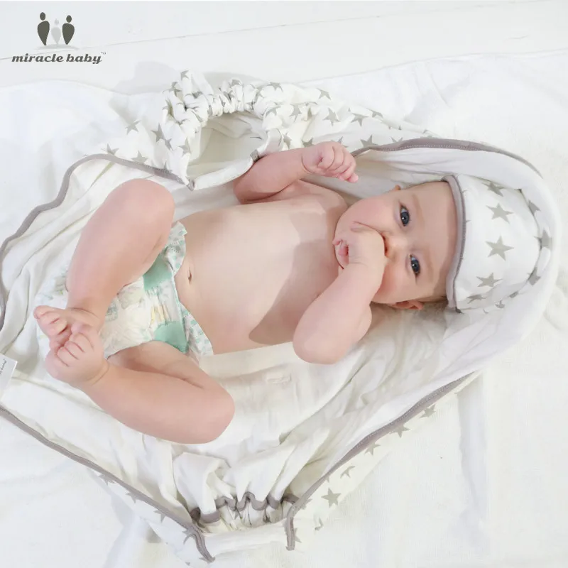 

2019 NEW Newborn Hand-held Swaddling Blanket Infant Cotton Sleeping Bag Wrapped Blanket Sleepsack Stroller Cover Mat