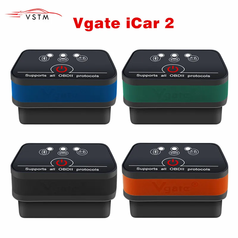 Диагностический инструмент OBD2 Vgate iCar 2 ELM327 Wifi/Bluetooth для IOS iPhone/Android Icar2 Bluetooth wifi ELM 327