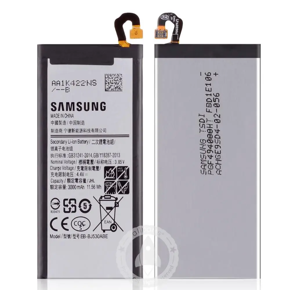 Оригинальный аккумулятор EB BJ530ABE 3000 мАч батарея для телефона Samsung Galaxy J5 2017 Prp J530