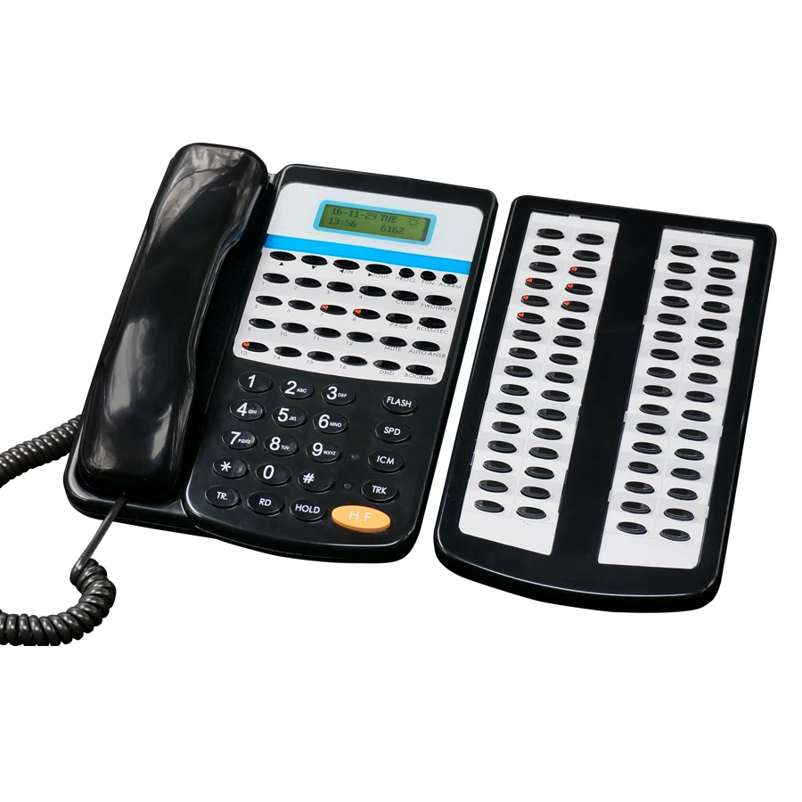 Эксклюзивный черный keyphone PH202 Excelltel PBX с одной консолью DSS | Мобильные телефоны и