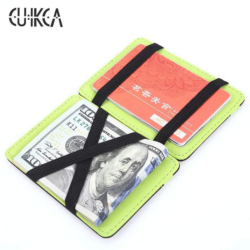 CUIKCA корейский Модный высококачественный Мини мужской кошелек из искусственной