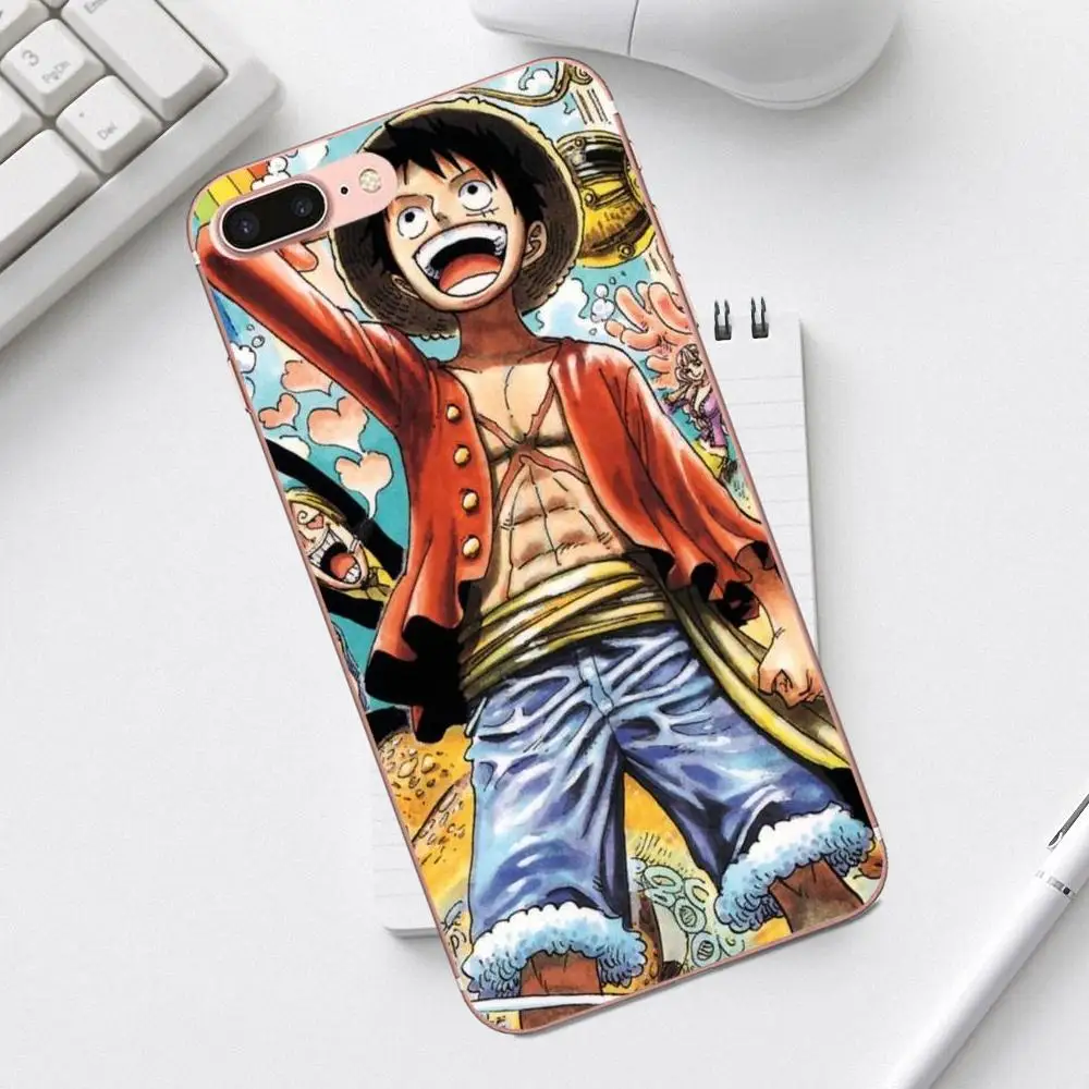 Qdowpz ТПУ чехол для iPhone 4 4S 5 5C SE 6 6S 7 8 Plus X XS Max XR Galaxy A3 A5 J1 J3 J5 J7 2017 Луффи ремень